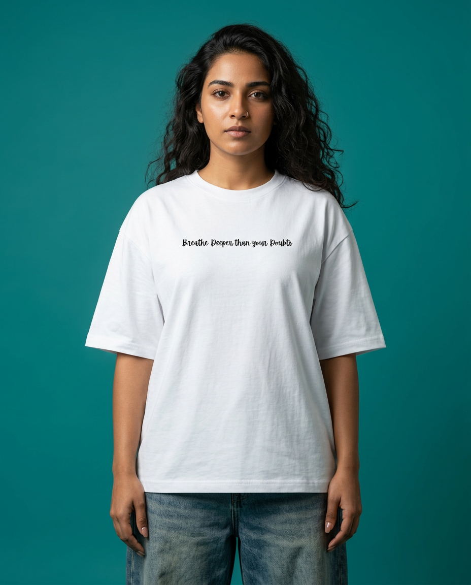 Women's Oversized Breathe T-Shirt Pure White