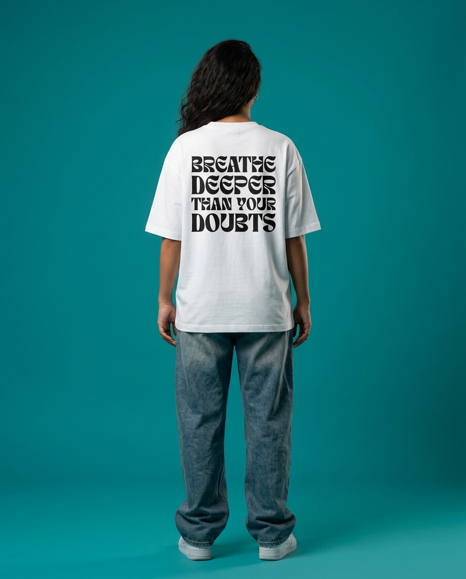Women's Oversized Breathe T-Shirt Pure White