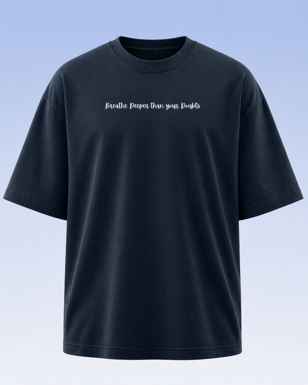 Women's Oversized Breathe T-Shirt Navy Blue