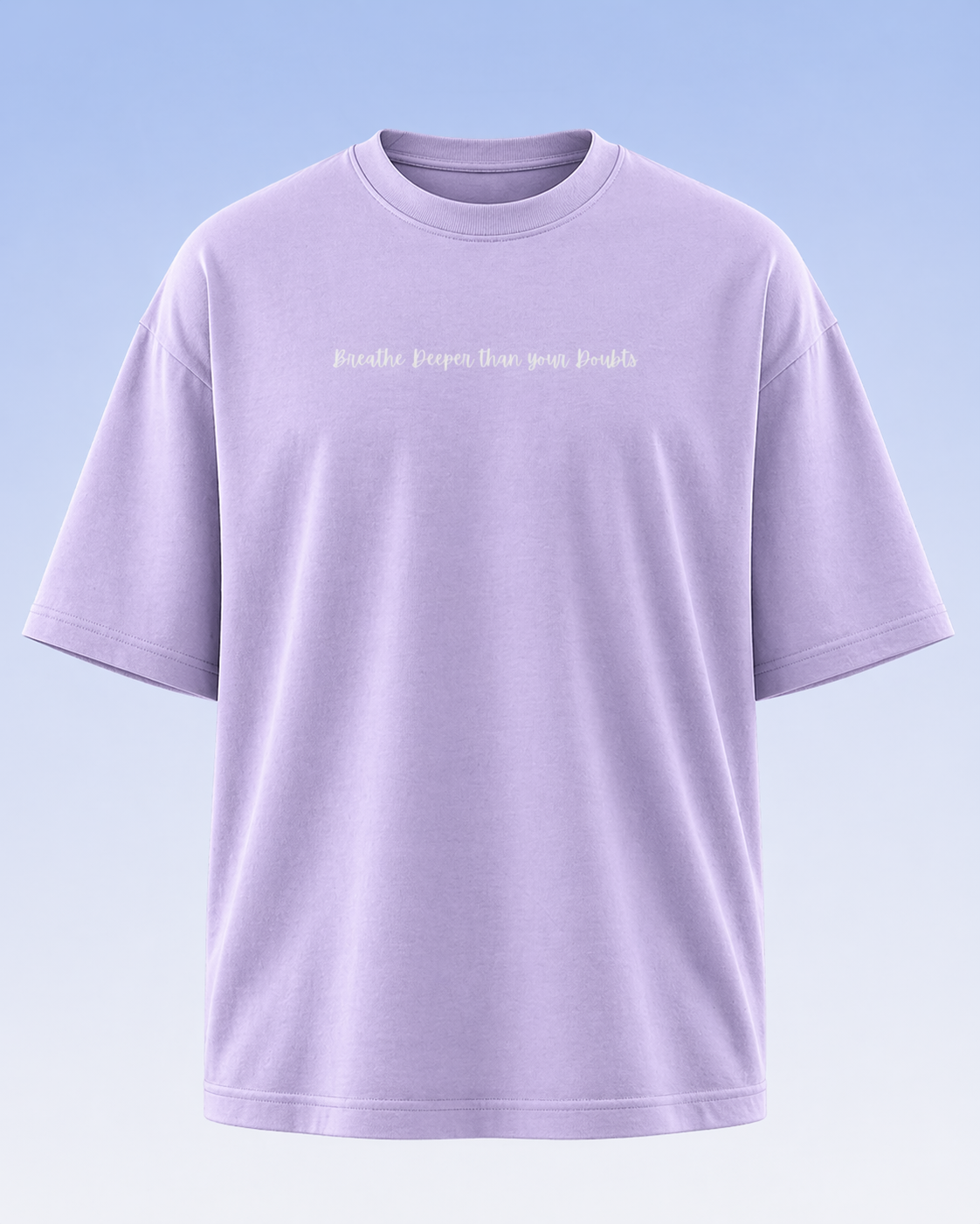 Women's Oversized Breathe T-Shirt Floral Lavender