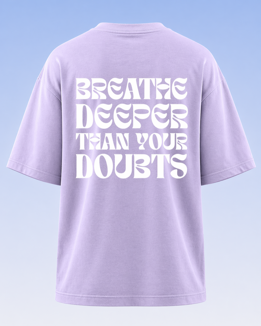 Women's Oversized Breathe T-Shirt Floral Lavender