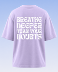 Women's Oversized Breathe T-Shirt Floral Lavender