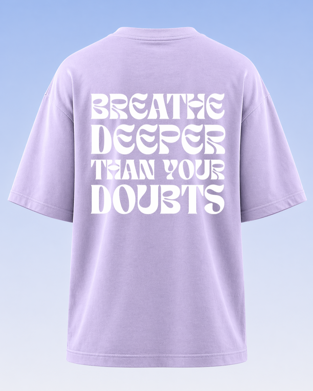 Women's Oversized Breathe T-Shirt Floral Lavender
