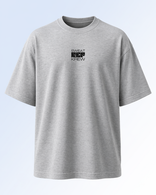Men's Oversized Breaking Limits Grey T-Shirt
