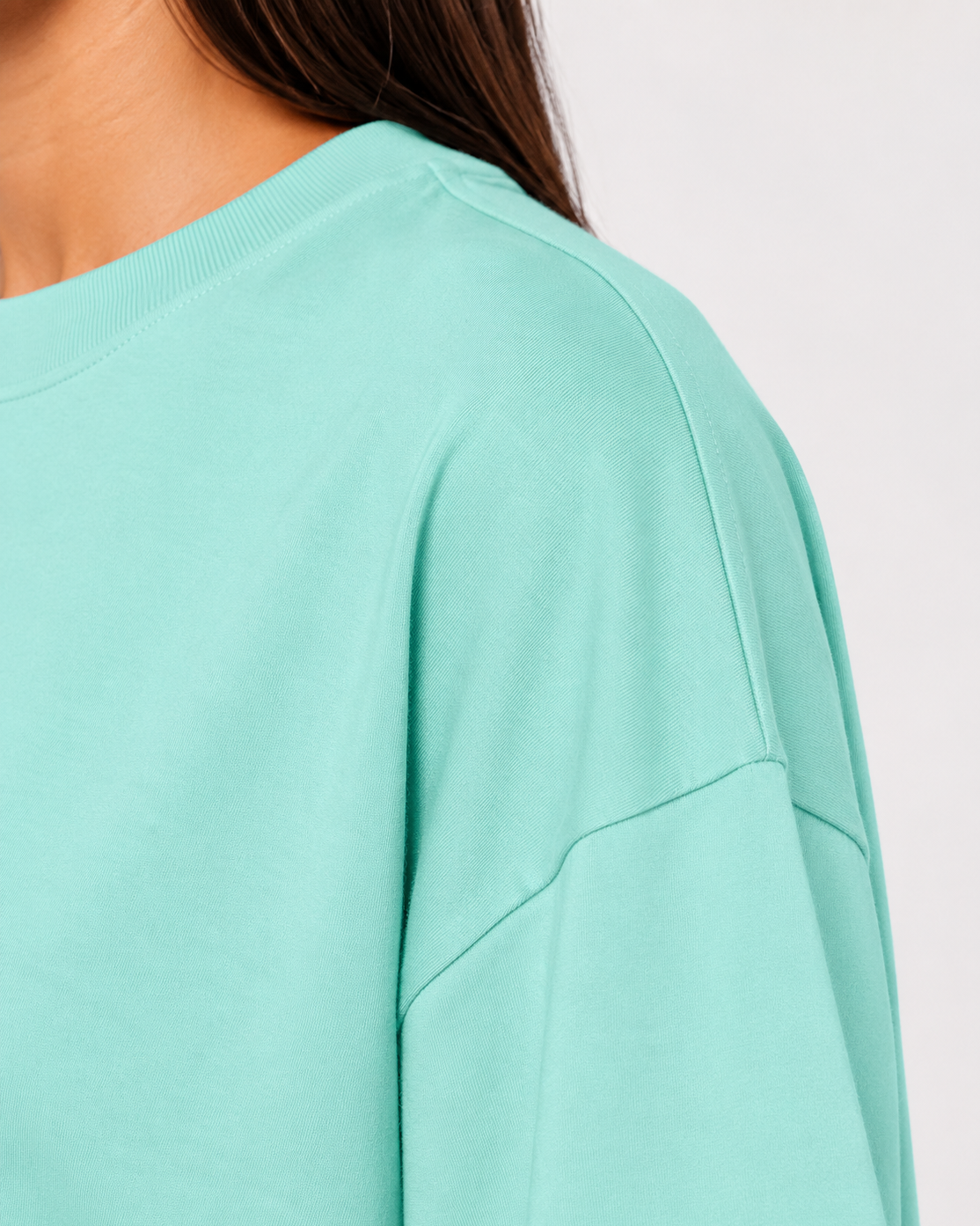 Women's Oversized Breathe-2 T-Shirt Mint Green