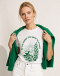 Women's Crew Neck Energy T-Shirt Pure White