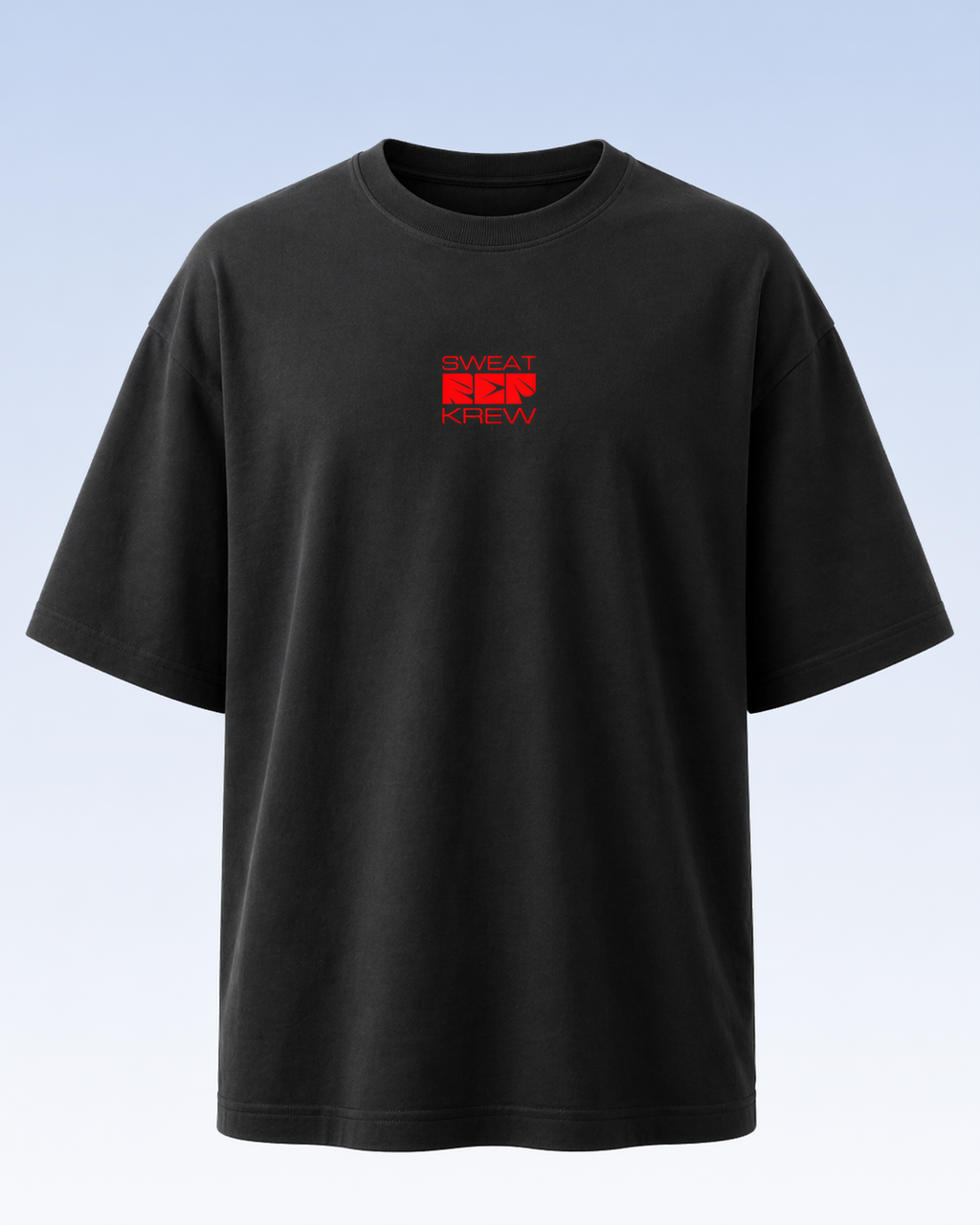 Men's Oversized Evolve T-Shirt Midnight Noir