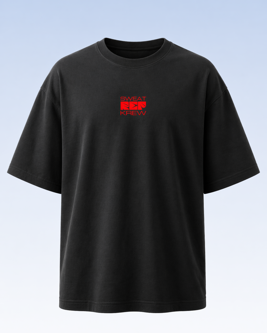 Men's Oversized Evolve T-Shirt Midnight Noir