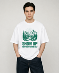 Men's Oversized Future Self T-Shirt Pure White