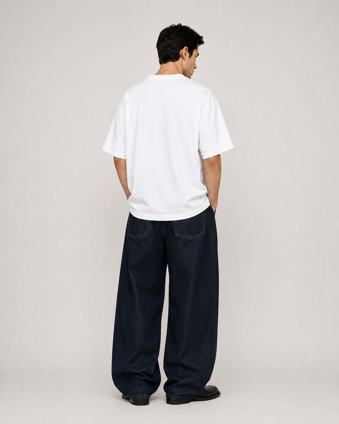 Men's Oversized Future Self T-Shirt Pure White