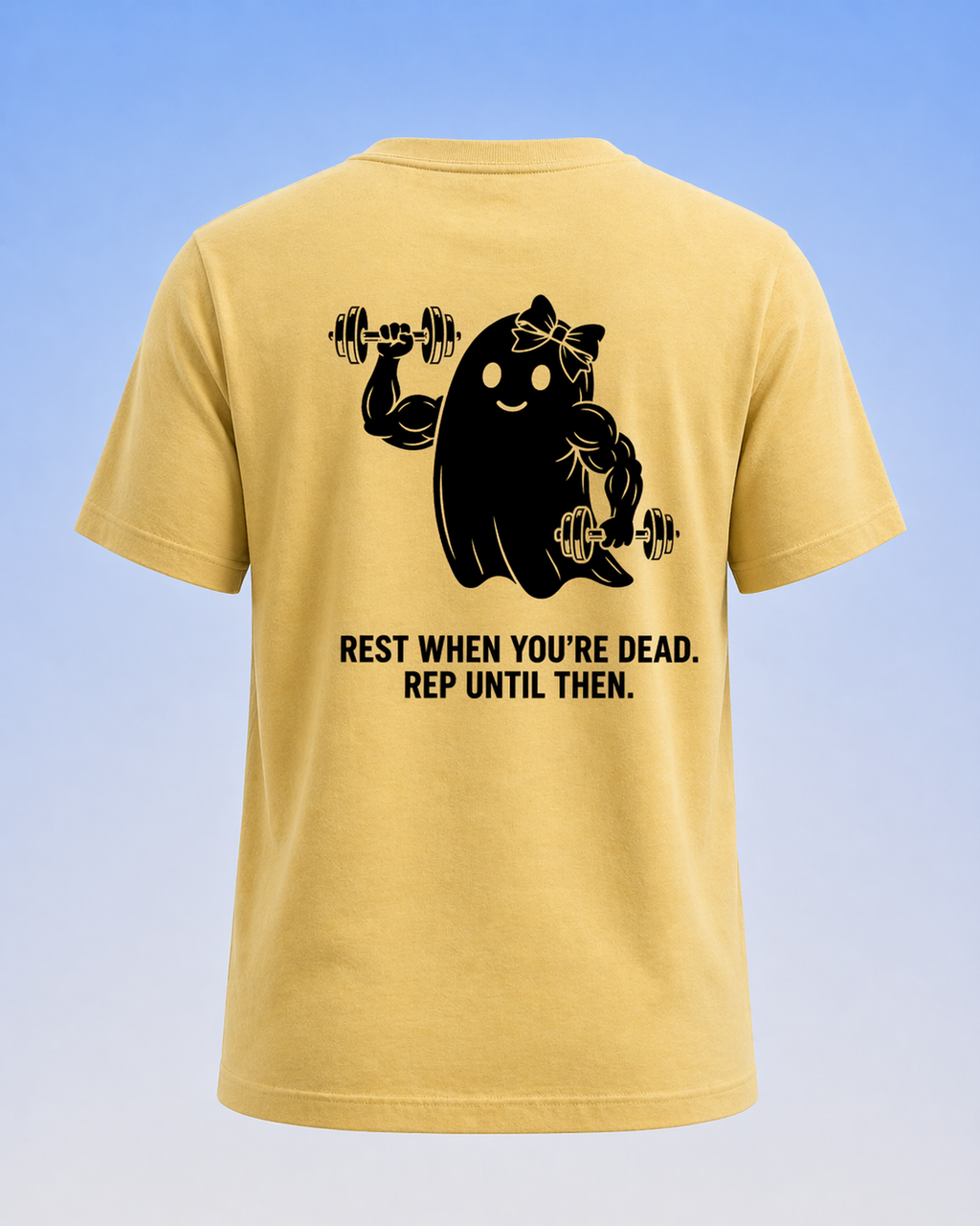 Women's Crew Neck Regular Fit Ghosty T-Shirt Beige