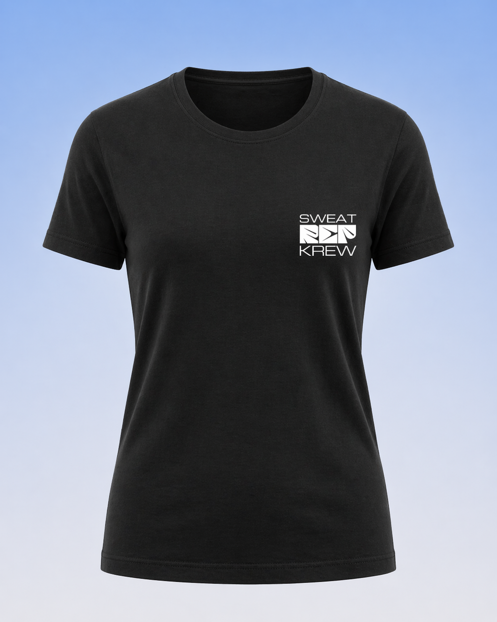 Women's Crew Neck Regular Fit Ghosty T-Shirt Midnight Noir