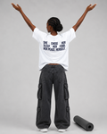 Women's Oversized Her Choice T-Shirt Pure White
