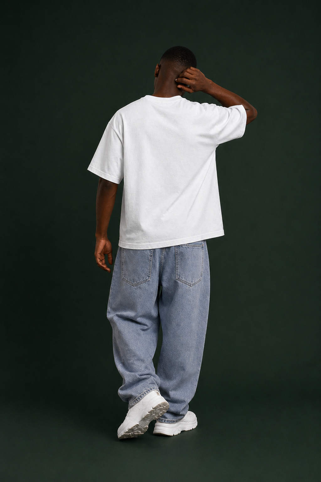 Men's Oversized Classic T-Shirt Pure White