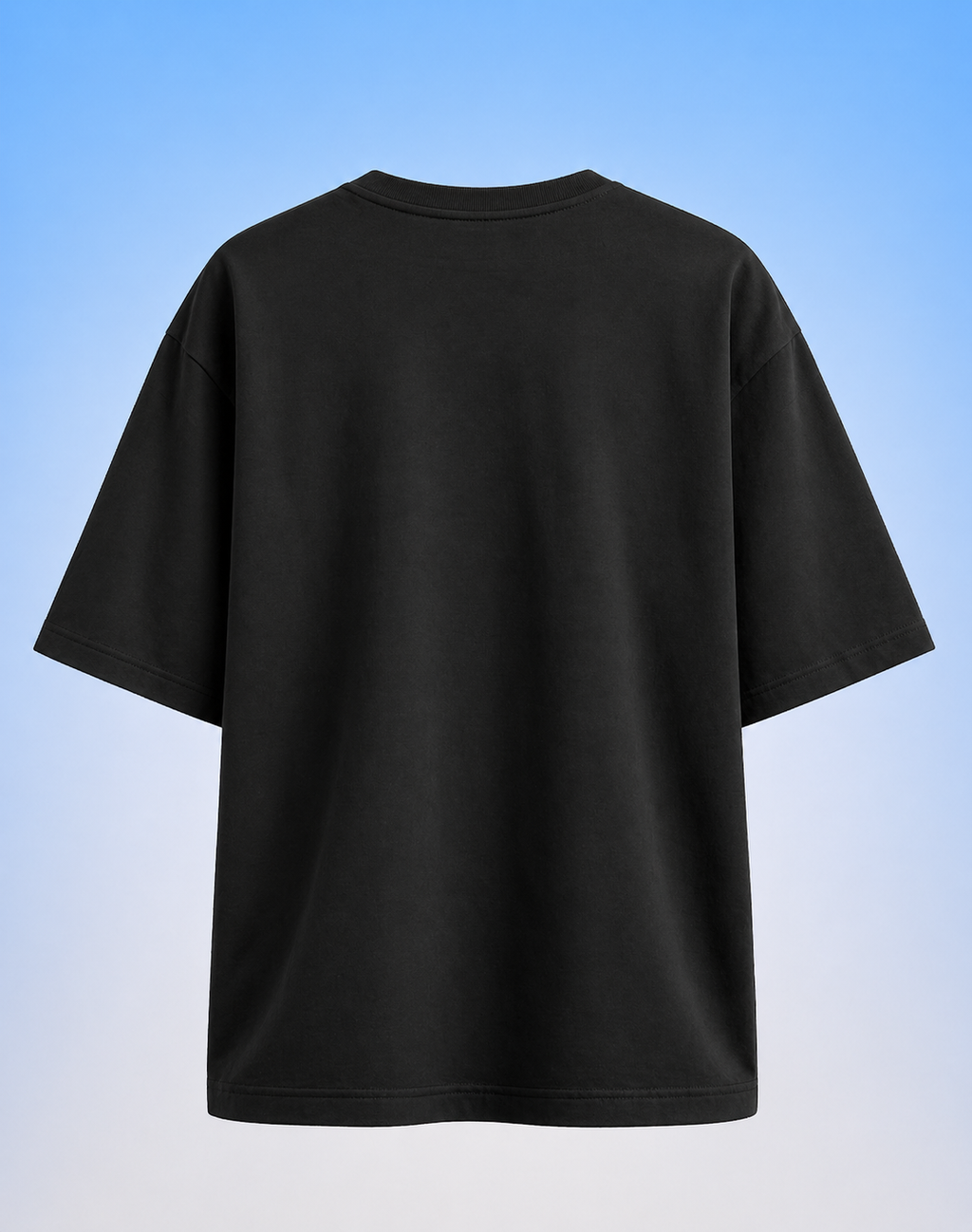 Men's Oversized Krew T-Shirt Midnight Noir