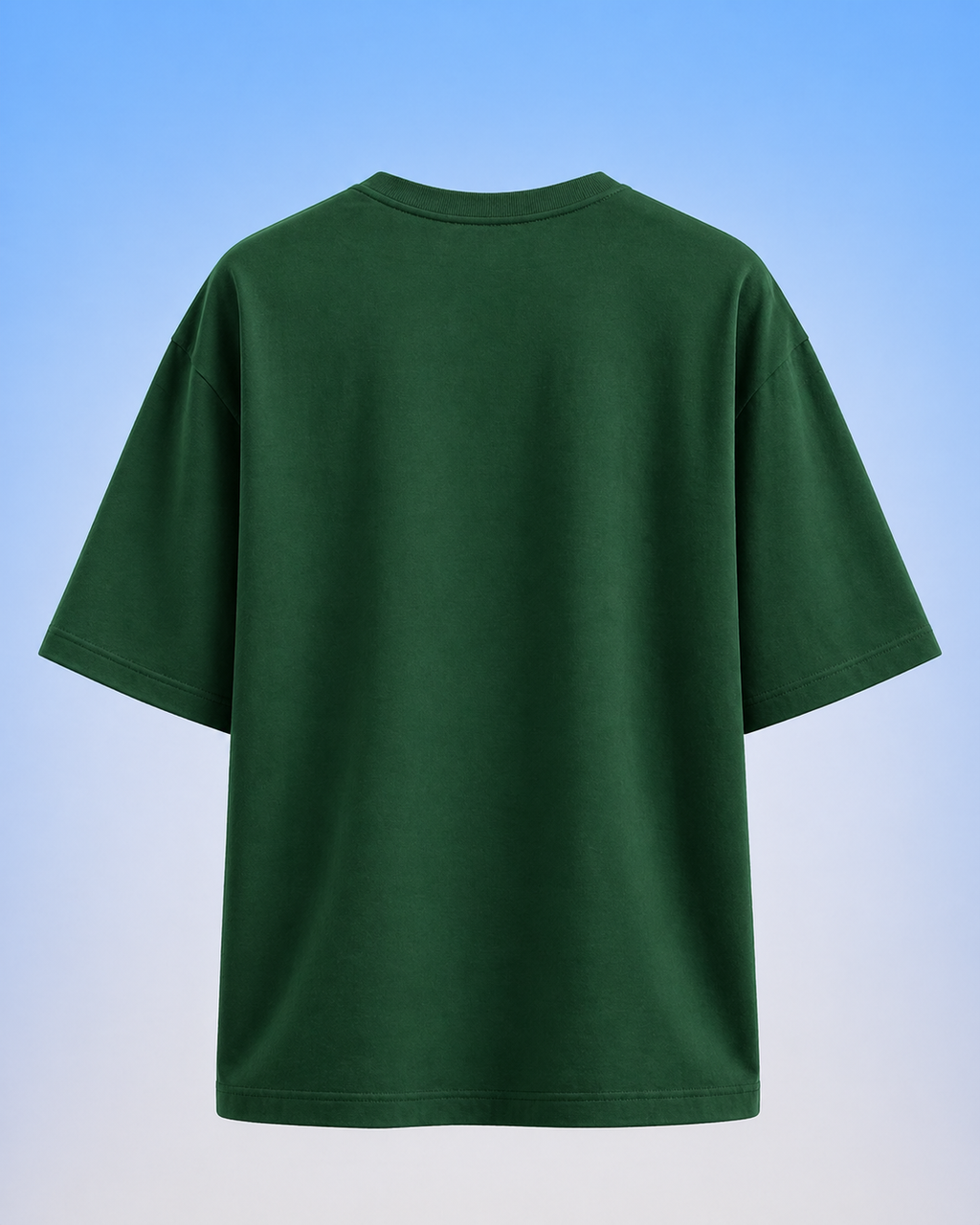 Men's Oversized Krew T-Shirt Forest Green