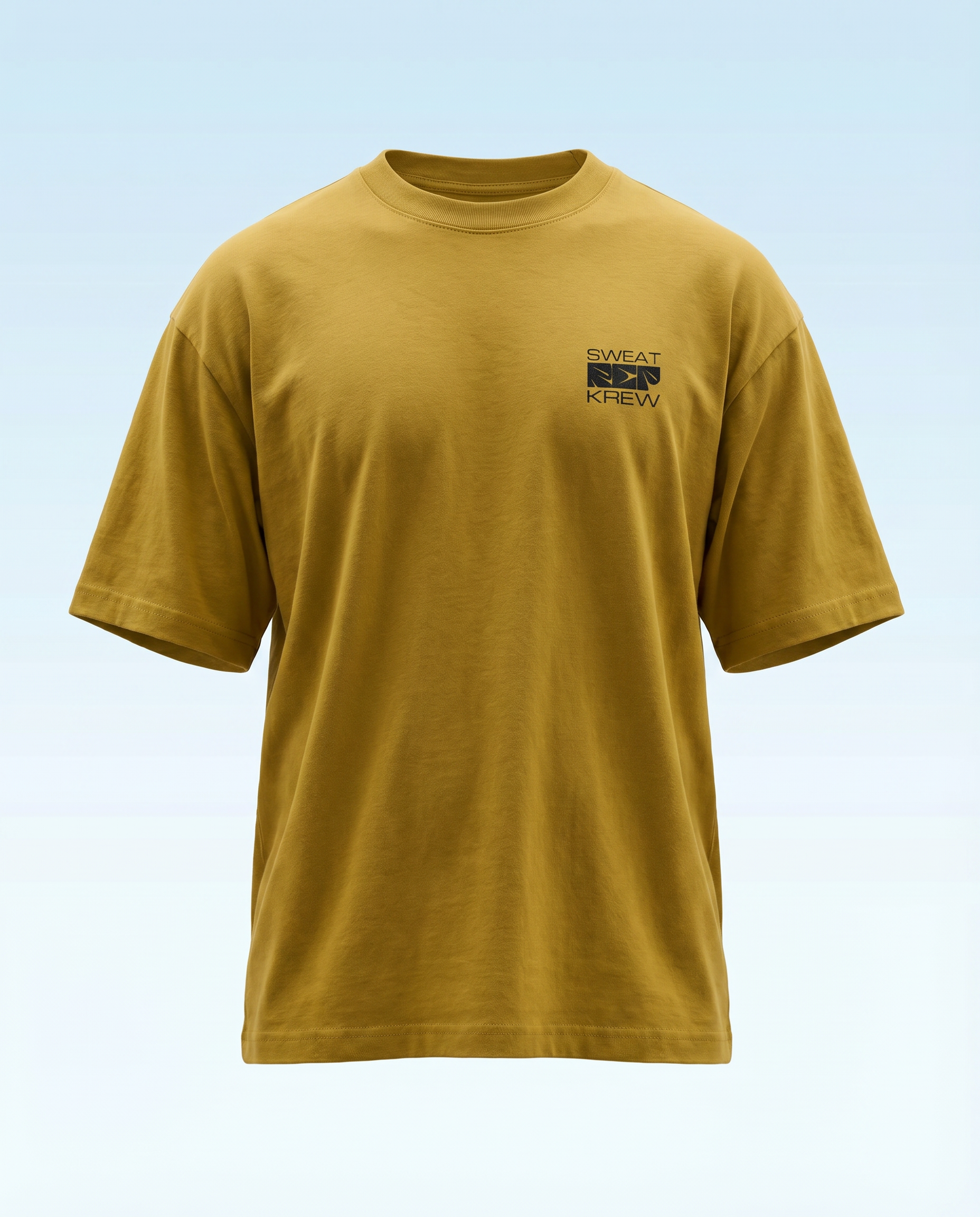 Men's Oversized Classic T-Shirt Amber Mustard