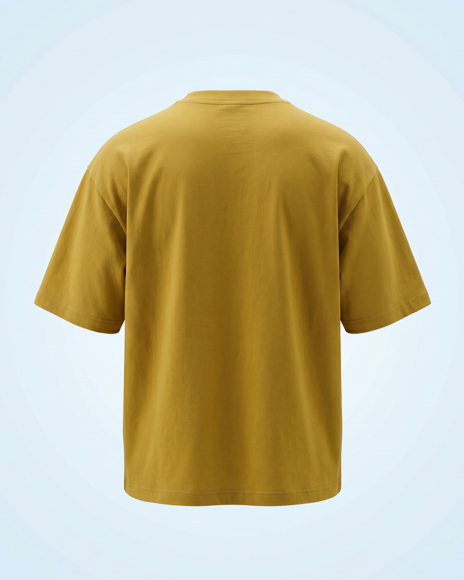 Men's Oversized Classic T-Shirt Amber Mustard