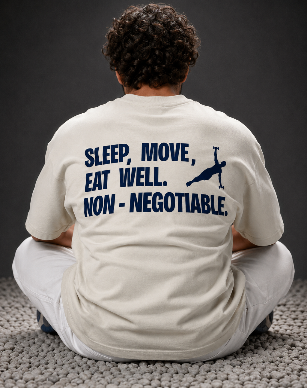 Men's Oversized NON. T-Shirt Ivory White