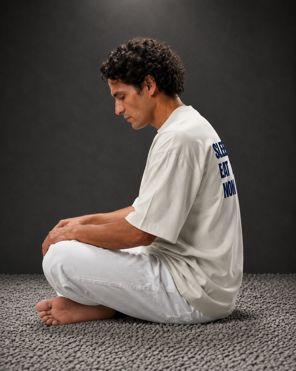 Men's Oversized NON. T-Shirt Ivory White