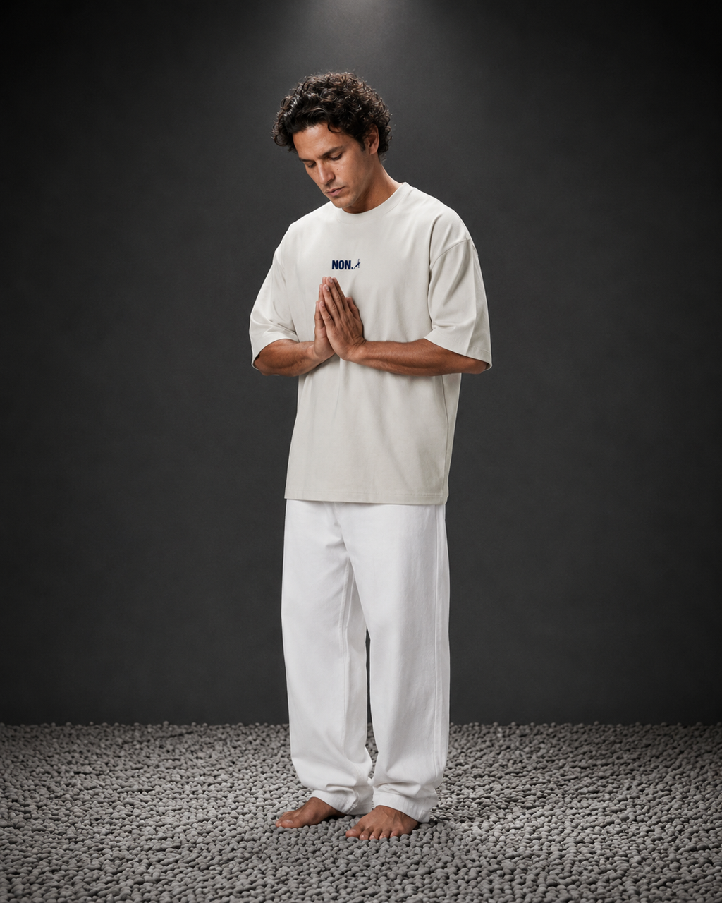 Men's Oversized NON. T-Shirt Ivory White