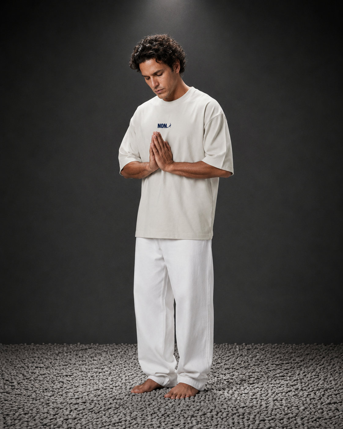 Men's Oversized NON. T-Shirt Ivory White