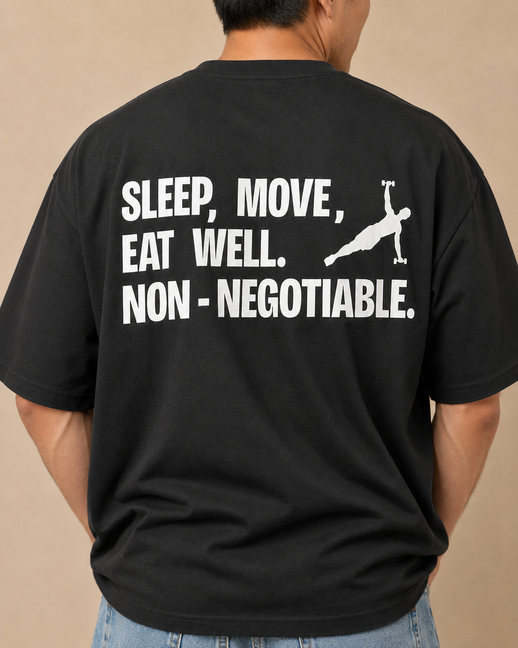 Men's Oversized NON. T-Shirt Midnight Noir