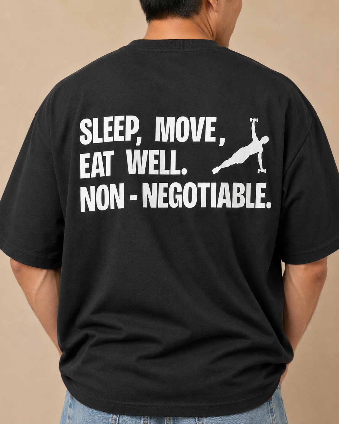Men's Oversized NON. T-Shirt Midnight Noir