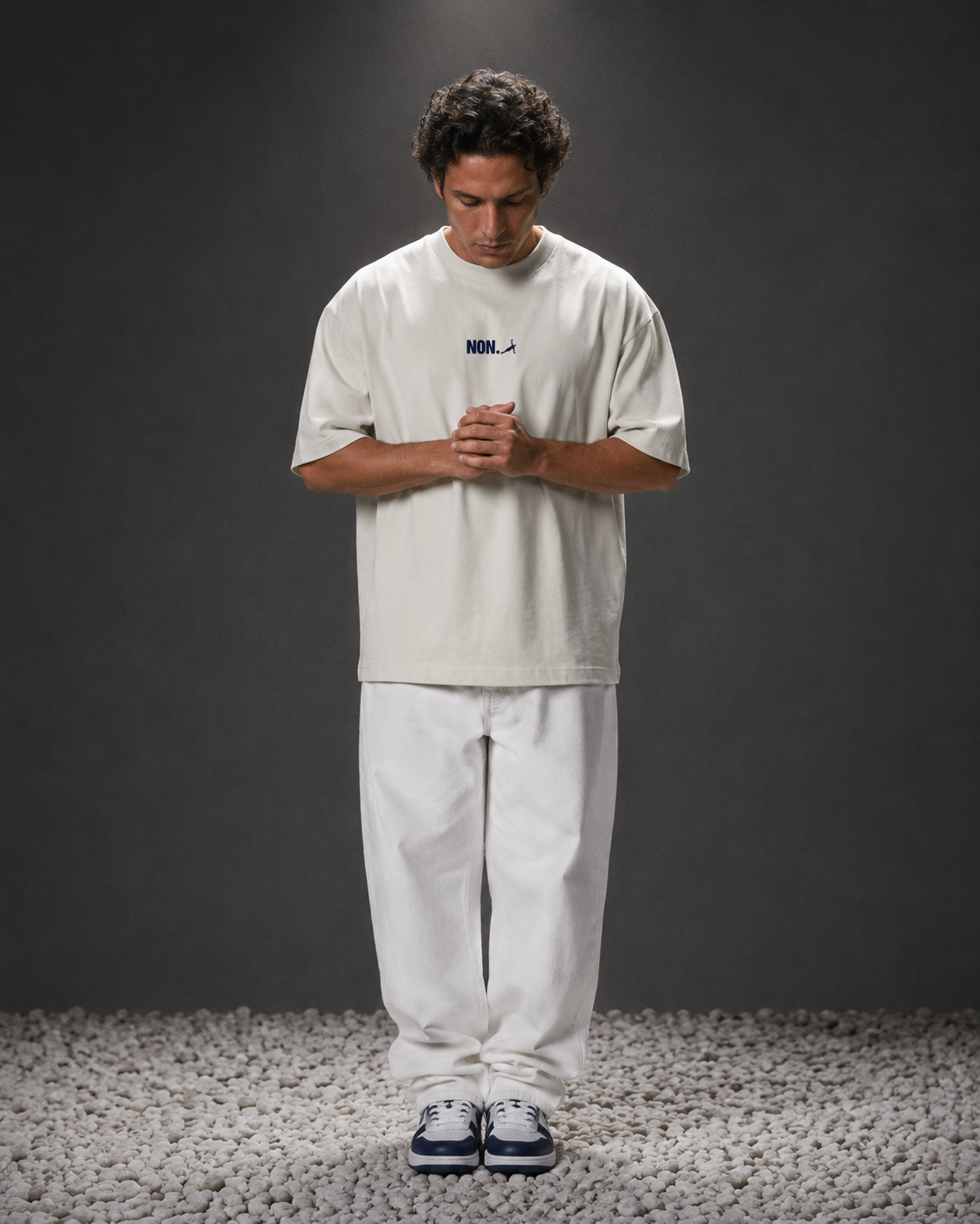 Men's Oversized NON. T-Shirt Ivory White