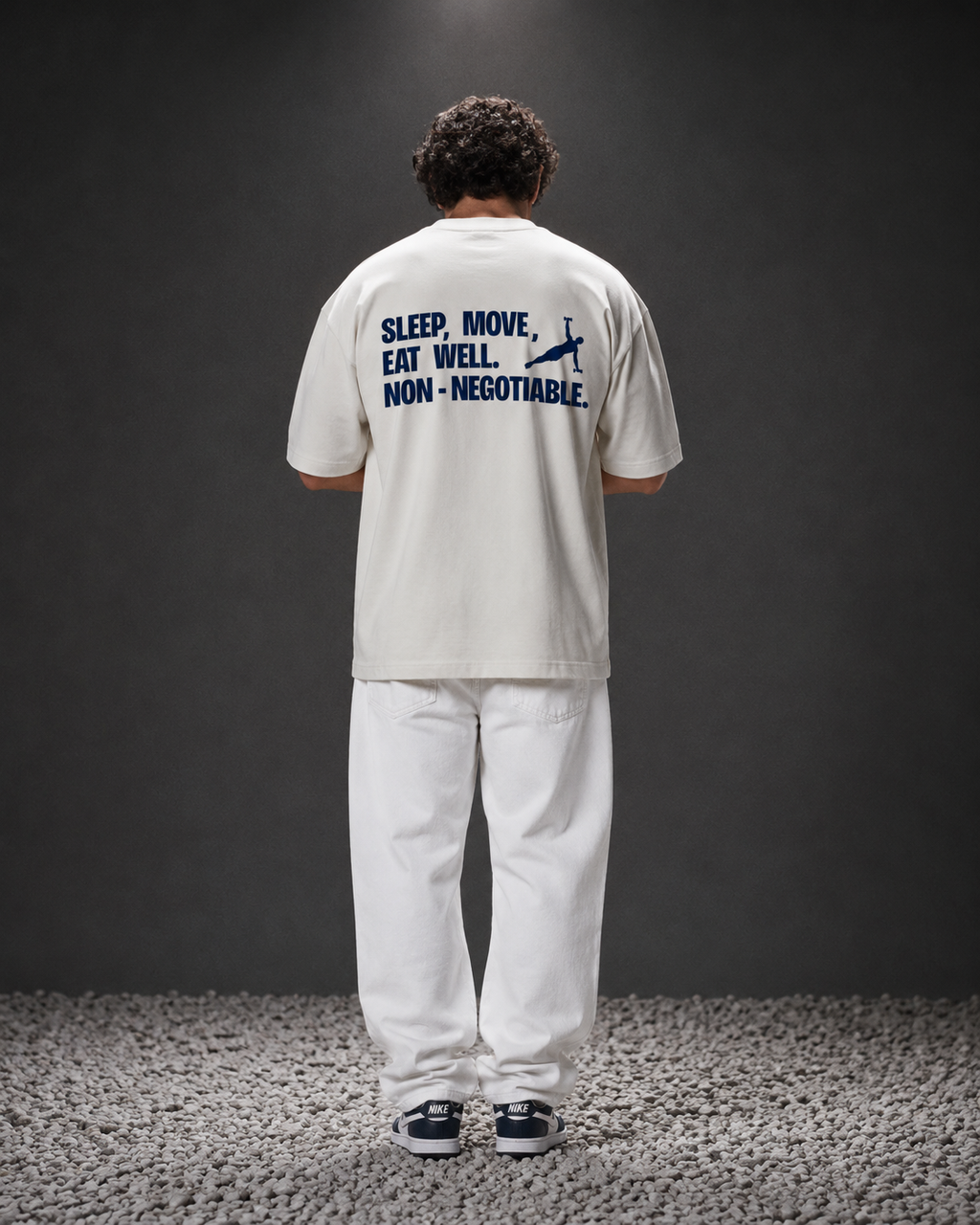 Men's Oversized NON. T-Shirt Ivory White