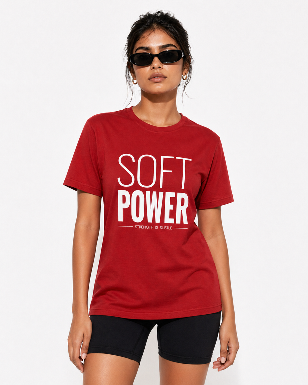 Women's Classic Krew Soft Power T-Shirt Ruby Red