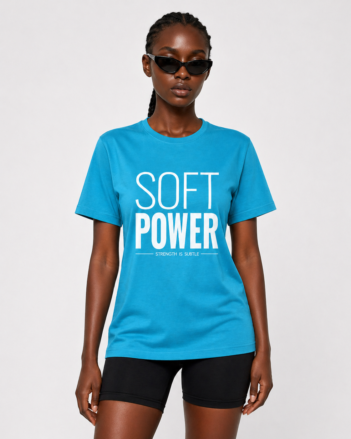 Women's Classic Krew Soft Power T-Shirt Ocean Blue