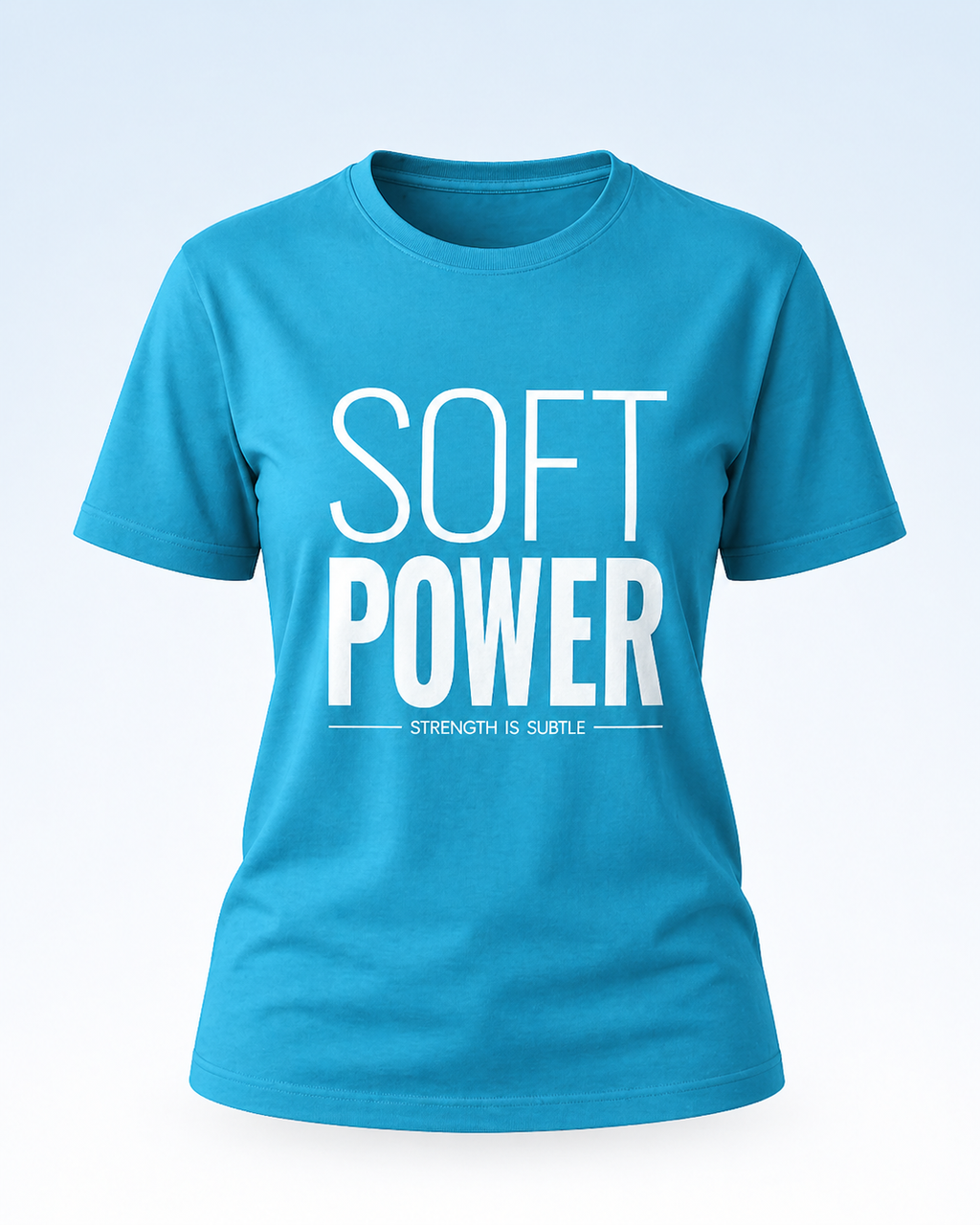 Women's Classic Krew Soft Power T-Shirt Ocean Blue