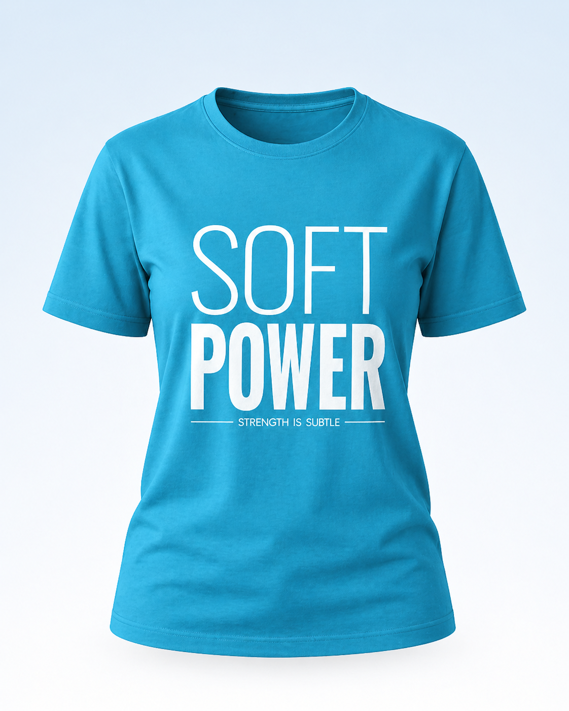Women's Classic Krew Soft Power T-Shirt Ocean Blue