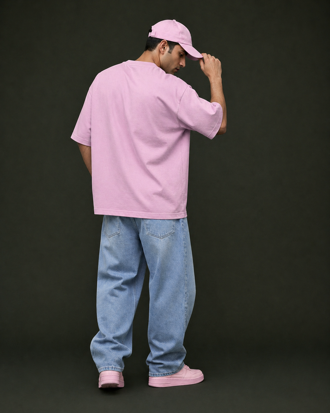 Men's Oversized Classic T-Shirt Pulse Pink