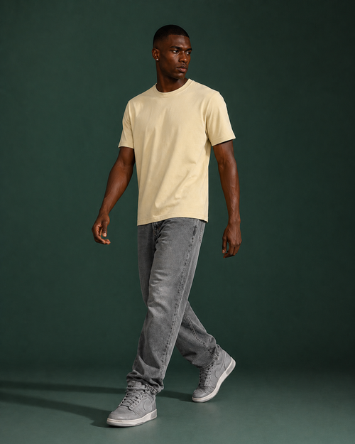 Classic Krew Supima T-Shirt Beige