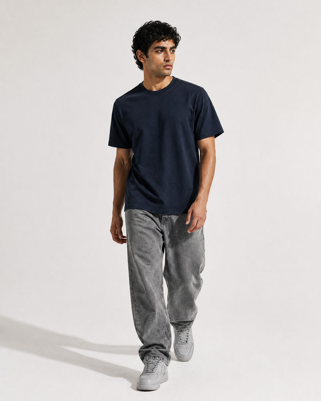 Classic Krew Supima T-Shirt Navy Blue