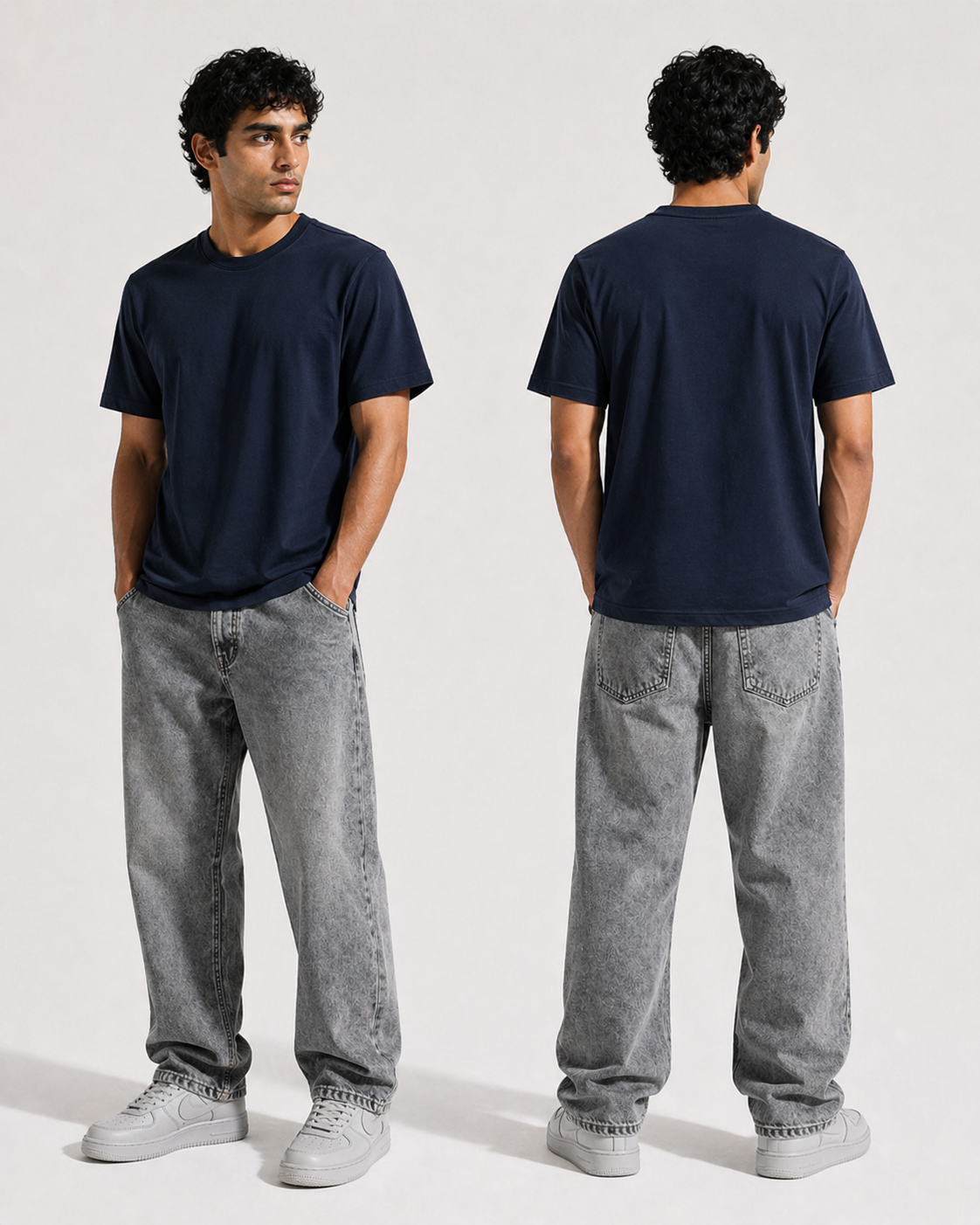 Classic Krew Supima T-Shirt Navy Blue