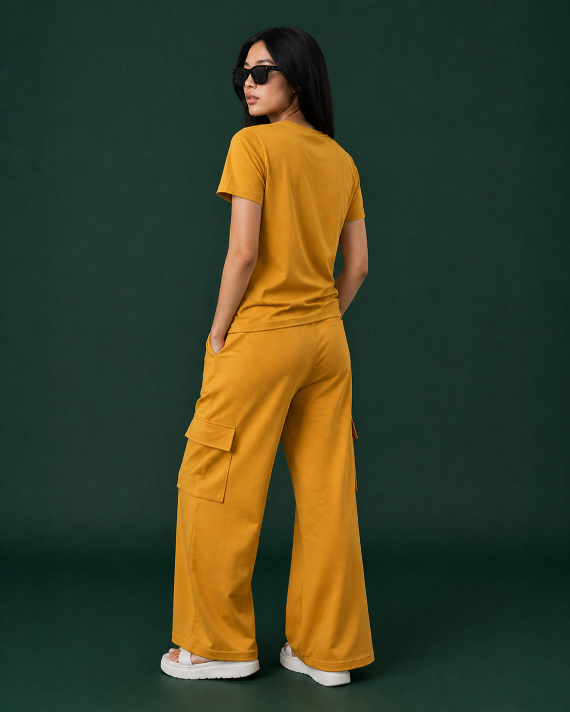 Women's Classic Krew T-Shirt Amber Mustard