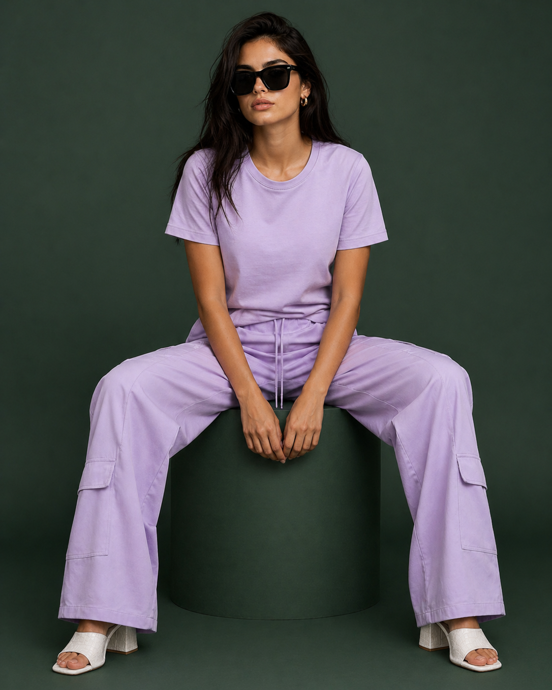 Women's Classic Krew T-Shirt Floral Lavender