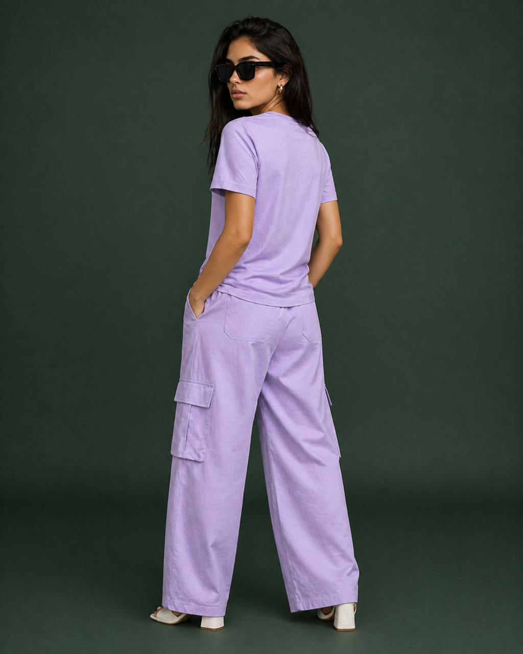 Women's Classic Krew T-Shirt Floral Lavender